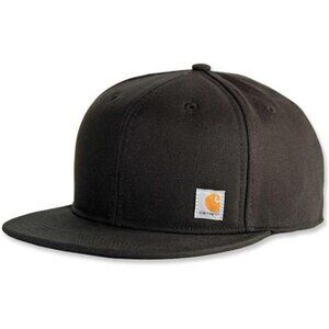 Mens trucker hat flat brim adjustable cotton baseball cap moisture wicking